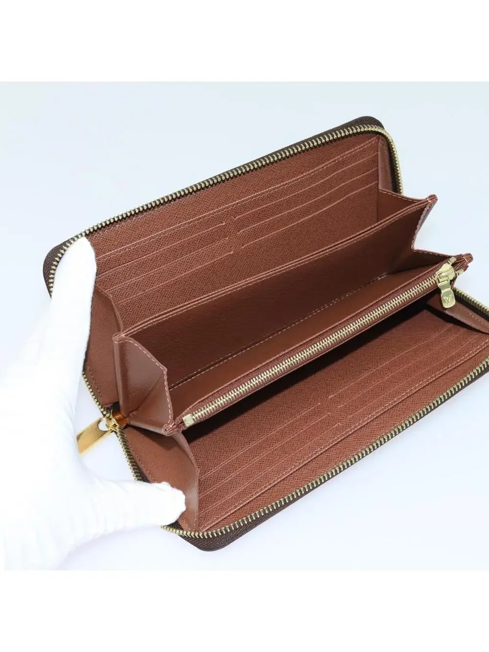 Louis Vuitton Zippy Wallet Long Lv Auth #344208L72B